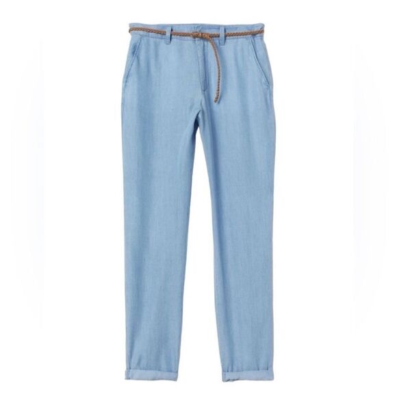 H&M Lightweight Denim Belted Blue
Pants(Size 8) - Picture 1 of 6